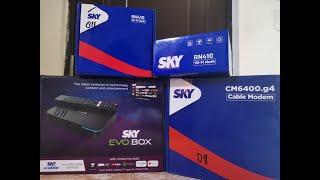 Quick Preview of SKY Unli Broadband with Sky Evo Digibox