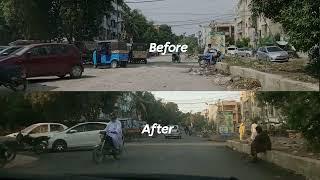 Faizan street comparision, North Nazimabad 31 October 2022