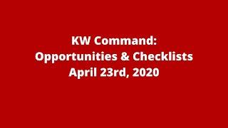 KW Command: Opportunities & Tasks