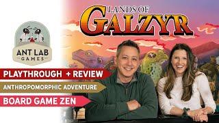 Lands of Galzyr Board Game | Playthrough | Review