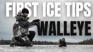 First Ice Walleye Tips + NEW Lake Breakdown