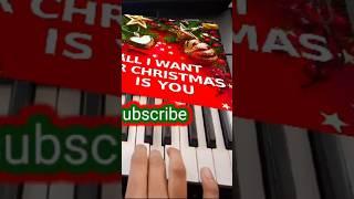 all i want for christmas is you Easy & Slow Piano|#shorts #mariahcarey #alliwantforchristmasisyou