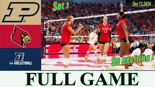 Purdue vs Louisville Set 1 | Dec 12,2024 | NCAA Volleyball Championship | College volleyball