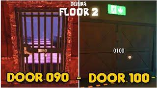 Beat Door 90 To 100 In Doors Floors 2 Full Gameplay