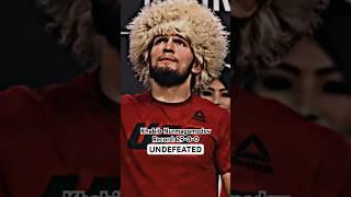 Khabib is the only undefeated in UFC history #khabibnurmagomedov