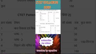 CTET syllabus 2023.ctet Sachin academy.lerant by himanshi maim.cdp by himanshi#shorts #viralvidio