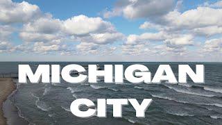 Beautiful BEACH TOWN in INDIANA You WON'T Believe- Michigan City Travel Vlog