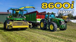 Let's Drive John Deere 8600i | Häckseln 2021 | Bauer Struck