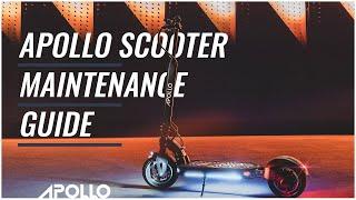 Apollo Scooter Maintenance Guide I How to Maintain Electric Scooter