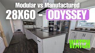 Modular vs Manufactured Homes Explained! Champion Homes "Odyssey" Tour