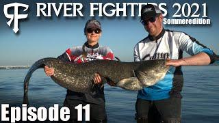 River Fighters Episode 11 | Rekord Fisch zieht Anglerin fast von der Buhne