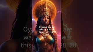 Oya says stand in power #orishas #fyp #tarot #oya