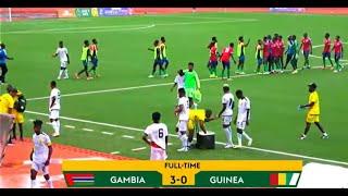 Gambia 3 vs 0 Guinea CAF U20 Africa Nations Cup 2025 Qualifiers Highlights & Goals