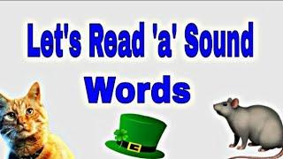 Reading Practice of (A) Sound Words || Kidos Edu Point