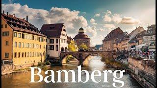 Bamberg,Germany Walking tour 4K 60fps I Most attracted and beautiful city,