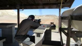 Dad at the range with the 1853 Enfield