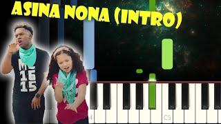 Asina Nona (intro) - Redimi2 ft. Samantha | Piano tutorial