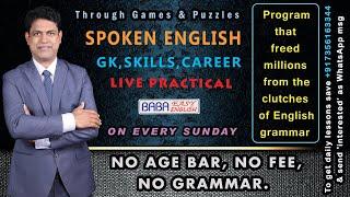 Baba Easy English is a feeless & paperless specially designed online training for Speaking English