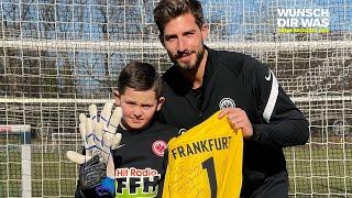 Wünsch Dir Was, dann kriegste das: Torwarttraining mit Kevin Trapp von Eintracht Frankfurt