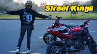 Supermoto vs FZ-07 - Epic Ride with Crazy Moments