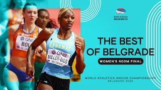 Women's 400m final | World Indoor Championships Belgrade 2022