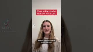 Financial Planning for Your First Year at UBC