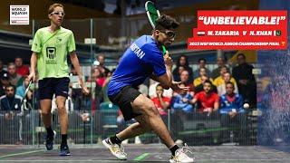 "Unbelievable!?" Mohamed Zakaria v Hamza Khan - 2023 WSF World Junior Squash Championship Final