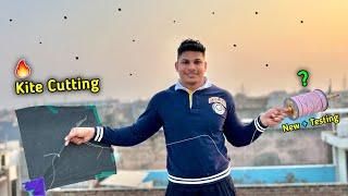 New Manjha Testing | Kite Cutting | How To Cut Kite | Kites Vlog