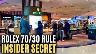 Revealing The 70/30 Rule: Insider Secret From Rolex Authorized Dealers