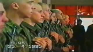 Гарнизон Казачьи лагери ДОН - 100. Проводы погибших бойцов. 1995 год.