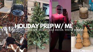 VLOG: LED LIGHT THERAPY, WHITE MOCHA, CHRISTMAS DECOR SHOPPING & PATIO FURNITURE