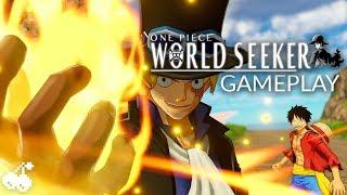 ONE PIECE: WORLD SEEKER Gameplay (AKAINU Boss Fight)