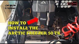 Installing of the Arctic Freezer 50 TR | How To | JoeteckTips