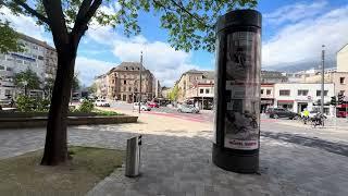 Blick auf den verkehrsreichen Münsterplatz | Mainz