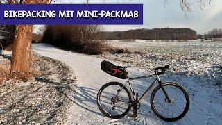 Radreise nur mit Satteltasche: Zelt, Matte und Schlafsack mit kleinstem Packmaß - ULT-bikepacking