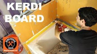 KERDI-BOARD: Waterproof a Shower in One Day (Step-by-Step)