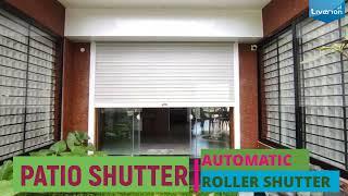 Perforated Motorized Roller Shutters for Homes & Offices | Liverton Automation Kochi - 9048488480