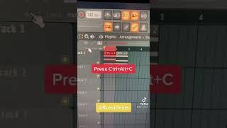 FL Studio 20 Hot Key : How to Consolidate Pattern/Audio Clips to audio