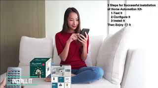 Successful Installation of Smart Home Automation Kit | Test It | Configure It | Install It