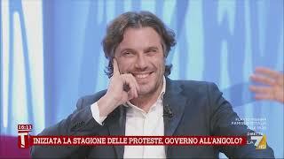 Francesco Silvestri ospite a "Tagadà" La7 21/11/2024