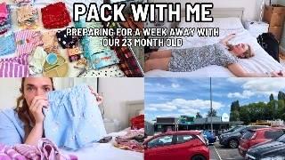 PACK WITH ME VLOG | Holiday Essentials, Everything I Packed, Family Cooking & Toddler Travel!