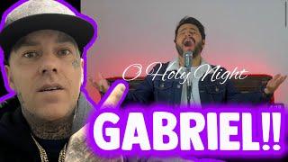 JUST AMAZING! | Rapper FIRST TIME REACTION to Gabriel Henrique - O Holy Night (Mariah Carey Cover)