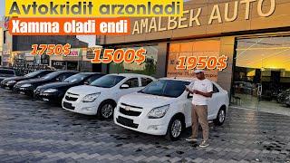 Eng arzonlaridan Avtokridit narxlari 2024