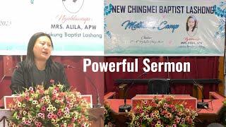 Mother’s Camp | Speaker Mrs.Alila APW Lokung Baptist Lashong | New Chingmei..