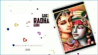 KRISHNA RADHEY STATUS Mette Ras Bariyu Radha Rani Lage||MR.RJ️||