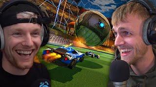 Milan en Enzo spelen Rocket League