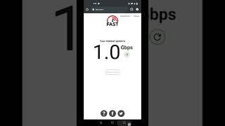 Jio Fiber 1Gbps Plan Speed Test on 5Ghz Band of TP Link Archer AX73 Wifi 6 on Fast.com