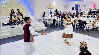 Hewad Group mast dance to Afghan singer Ramin Atash engagement party new saz logari DJ music نامزدی