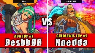 GGST | Beshh00 (ABA) VS Noedda (Goldlewis) | Guilty Gear Strive High level gameplay