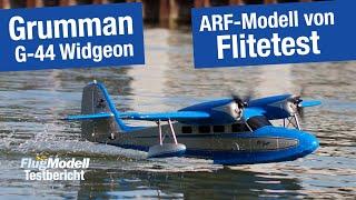 Grumman G-44 Widgeon von Flitetest – Testbericht zum Flugboot in FlugModell 1+2/2021